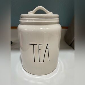 Rae Dunn TEA canister NEW